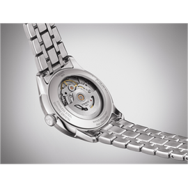 TISSOT Chemin Des Tourelles Powermatic 80 Squelette" Herrenuhr Silber blau Automatik Saphirglas 39mm