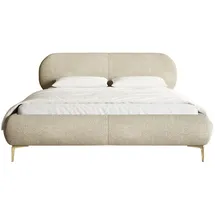 Selsey Polsterbett mit Lattenrost ¦ beige ¦ Maße (cm): B: 173 H: 96