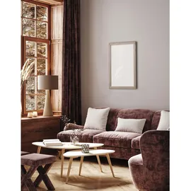 Mirrors and More Wandspiegel Holzspiegel Flurspiegel Deko Spiegel Eiche hell Rahmenspiegel H: 68cm