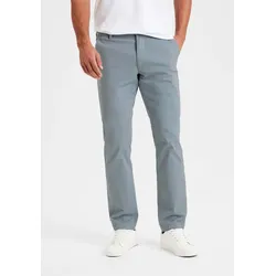 H.I.S Chinohose »regular-fit«, lange Hose, aus elastischer Baumwoll-Qualität, Gr. 32 - Länge 32, graublau, , 25453122-32 Länge 32