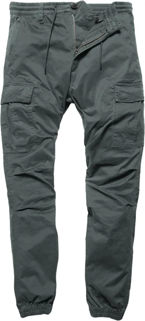 Vintage Industries Vince Cargo Jogger Broek, grijs, 29 Voorman