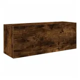 vidaXL Bad-Wandschrank Räuchereiche 80x25x30 cm Holzwerkstoff