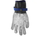 HENDI Austernhandschuh (M), 2 Handschuhen: HPPE-Innenhandschuh und dem Außenhandschuh aus Edelstahl, Schutzhandschuhe, Schnittschutzhandschuh, 305mm