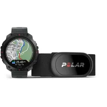 Polar Grit X2 Pro Night Black Bundle + H10 Herzfrequenz-Sensor