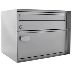 Rottner Tresor Paketbriefkasten »Splashy White«, silberfarben, Stahl, (B x H:) 41,5 x 31 cm