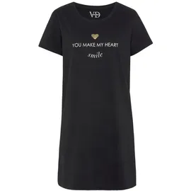 vivance dreams by lascana Sleepshirt Nachthemd schwarz 40/42