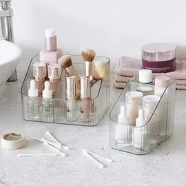 Zeller Schreibtisch-Organizer Kunststoff transparent 3 St.