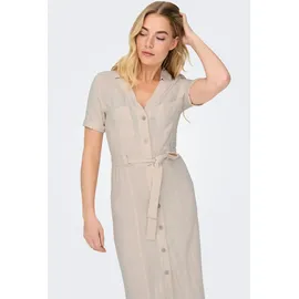 Only Kleid Shirtkleid Beige M