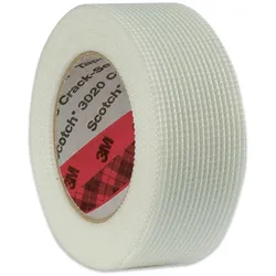 3M Scotch Crack-Seal Anti-Riss Fugenband 3020100,  100 mm x 25 m, Glasgittergewebeband