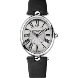 Frederique Constant Classics Art Deco Oval FC-200MPW2V6 - Perlmutter & guilloché,silber,schwarz - 30mm x 25mm