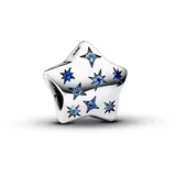 Pandora Auffälliges Funkelndes Stern Blau Silber 792974C01