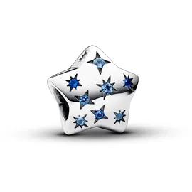Pandora Auffälliges Funkelndes Stern Blau Silber 792974C01