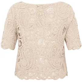 Betty Barclay Damen Kurzarmshirt Beige 42