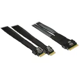 Inter-Tech Kabel SSF-8654-8i zu 2x SFF-8654-4i 70cm (88885662)