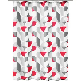 KLEINE WOLKE Duschvorhang Tess 180 x 200 cm grau