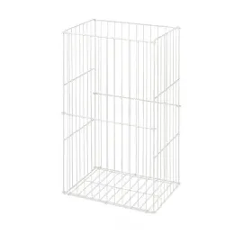 Wepa Satino Abfallsammler 330110 Draht groß 60 Liter weiß
