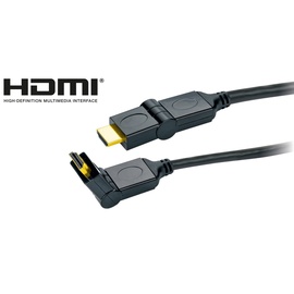 Schwaiger HDMS15 533 HDMI-Kabel, HDMI-Stecker, (150 cm), 3D tauglich schwarz