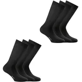 Rohner Socks Socken sport 6er Pack Schwarz 39-42