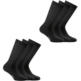 Rohner Socks Socken sport 6er Pack Schwarz 39-42