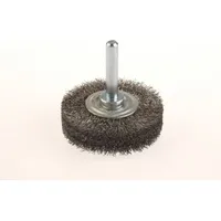 Lessmann Schaft-Rundbürste Stahldraht 0,20 mm, Bürsten-⌀xBesatzbreite: 30X6 mm