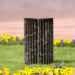muenkel design Kalypso [Gartenstele mit Schmelzoptik]: M