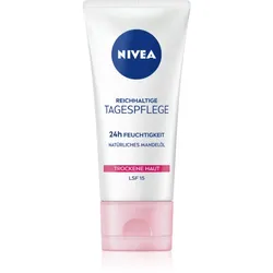 NIVEA Nourishing eine reichhaltige Tagescreme für trockene Haut SPF 15 50 ml