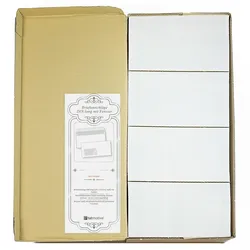 TATMOTIVE Briefumschläge DIN lang Mit Fenster (1000 Stück) Mit Haftklebestreifen (kein Austrocknen - bis 5 Jahre!) 220 x 110 mm, 80 g/qm
