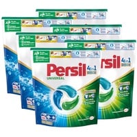 Persil Tiefenrein 4in1 DISCS 264 WL (6 x 44 Waschladungen), Universal Waschmittel mit Tiefenrein Technologie, Vollwaschmittel für reine Wäsche und hygienische Frische für die Maschine