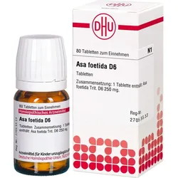ASA FOETIDA D 6 Tabletten 80 St.