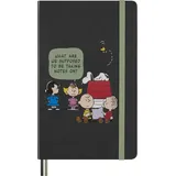 Moleskine Peanuts Gruppe Notizbuch limitierte Ausgabe, L/A5, liniert, Grau