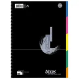 Ursus Collegblock Five Colour A4 100 Blatt kariert
