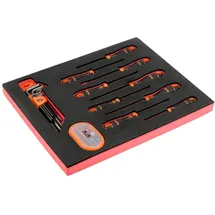 BAHCO Fit&go 2/3 Schaumstoffeinlage Schraubendreher-/Winkelschlüssel-/Bit-Satz - 49-tlg.