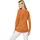 Madeleine Langarmshirt mit Knoten und Raffungen in wüstenorange | Gr.: 40