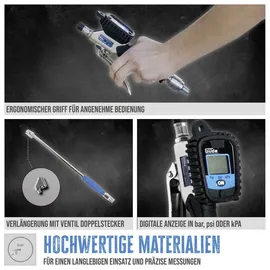 Güde Reifenfüller Digital V 12 PRO mit digitalem Manometer