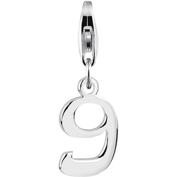 Nenalina Anhänger Zahl 1 Geburtstag Talisman 925 Silber Damen 