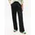 Tommy Hilfiger Anzughose "TIMELESS WOOL WIDE LEG PANT", Damen, Gr. 38, N-Gr, schwarz night navy, Web, Obermaterial: 54% Polyester, 44% Wolle, 2% Elasthan, unifarben, lässig geschnitten knöchellang, Hosen Anzughose, mit Wolle