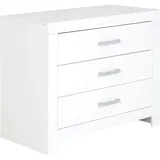 Paidi Kommode Weiß, Metall, 3 Schubladen, 110x91.9x55.3 cm, Blauer Engel, Goldenes M, Beimöbel erhältlich, stehend, Wohnzimmer, Kommoden & Sideboards, Kommoden