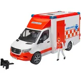 Bruder MB Sprinter Ambulanz mit Fahrer 02676