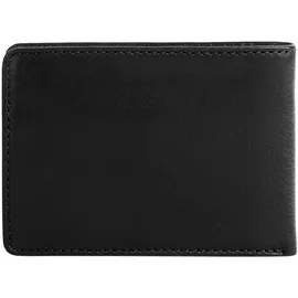 mano Don Montez Geldbörse Leder 12 cm - Schwarz