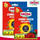 Substral Celaflor Combi-Rosenspritzmittel, 1x15+2x4ml, Rundumschutz für Rosen, gegen Schädlinge und Pilzkrankheiten, Grün