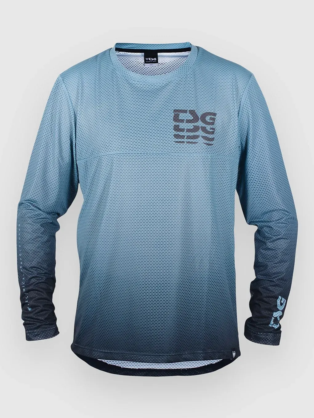 TSG Grip Long Sleeve Jersey steel blue fade Gr. L