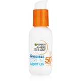 Garnier Ambre Solaire Super UV Invisible Serum SPF50+ Sonnenserum für Gesicht 30 ml