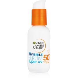 Garnier Ambre Solaire Super UV Invisible Serum SPF50+ Sonnenserum für Gesicht 30 ml