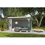 Lasita Maja Buffalo 380 3,8 x 2,75 m lichtgrau