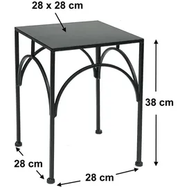 DanDiBo Ambiente Blumenhocker 38 x 28 cm Schwarz