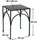 DanDiBo Ambiente Blumenhocker 38 x 28 cm Schwarz