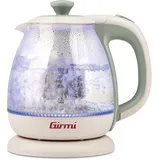 Girmi BL41 Wasserkocher + Teekanne aus Glas, 1100 W, transparent