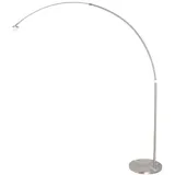 Steinhauer Bogenleuchte 180 cm Edelstahl Silber