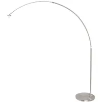 Steinhauer Bogenleuchte 180 cm Edelstahl Silber