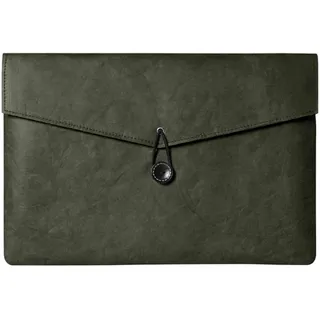 HaruYo 11/11.6/12/13/13.3/14/15.6 Zoll Laptop Sleeve Laptophülle, Laptoptasche, Wasserdicht, Stoßfest, Kratzfest, Eleganz, für MacBook/Surface Book/ThinkPad/Acer/Asus/Dell/HP [11-14 Zoll ] Grün